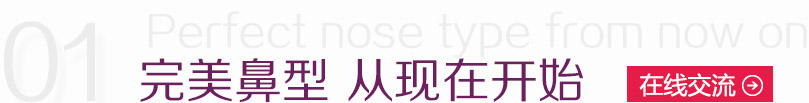 完美鼻型 从现在开始